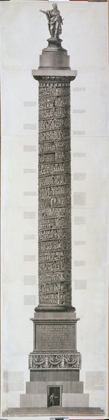 Colonna Traiana da Giovanni Battista Piranesi